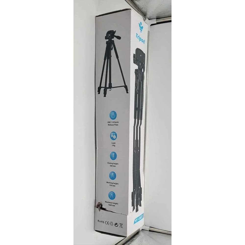 Mobile Phone Shooting Stand Metal Tripod Equipped With 3D Gimbal And Quick Rel